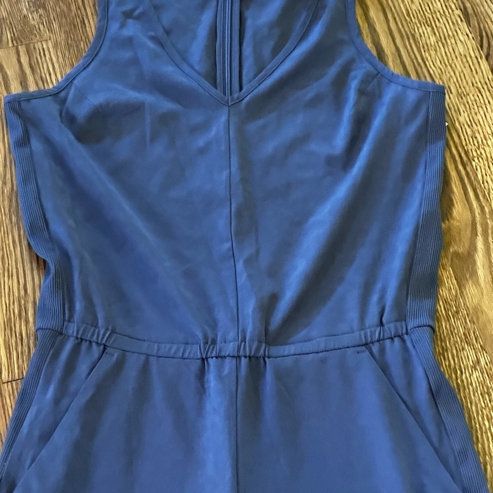 Athleta Brooklyn Textured Jumpsuit Medieval Violet animal print jacquard - Picture 8 of 9